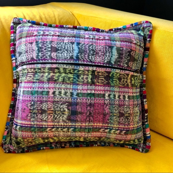 Hand Woven Pillow Cover From Guatemala 🇬🇹💗 - Picture 5 of 5